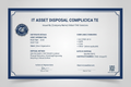 IT Asset Disposal (ITAD) Digital Compliance Certificate