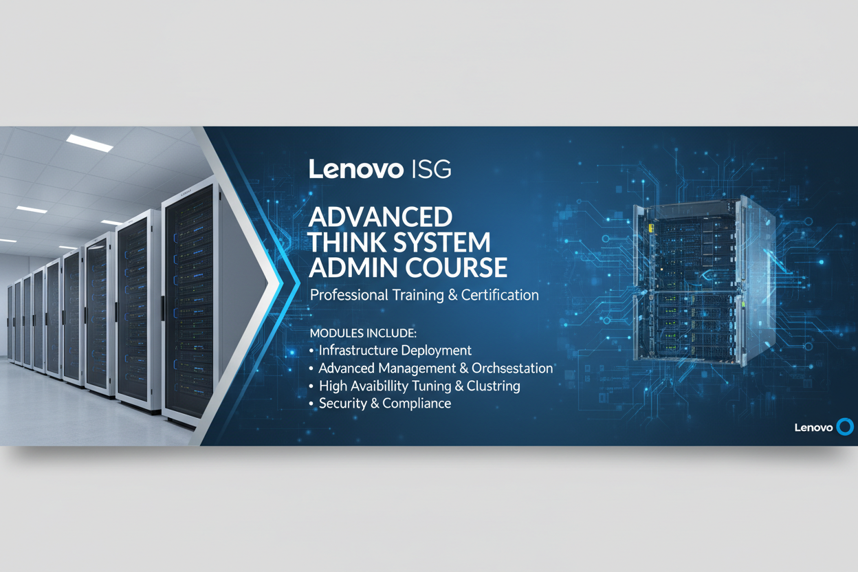 Lenovo ISG Training: Advanced ThinkSystem Admin Course