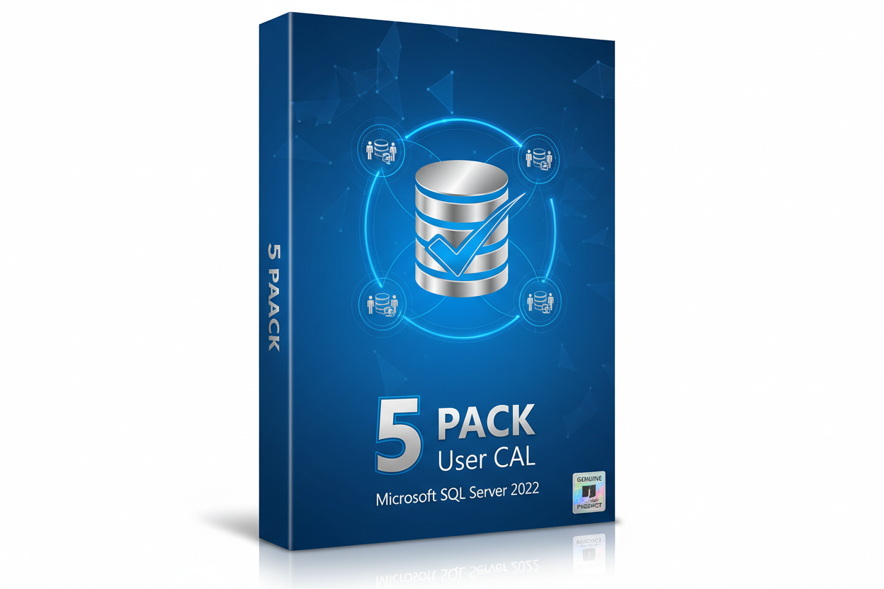 Microsoft SQL Server 2022 User CAL - 5 Pack